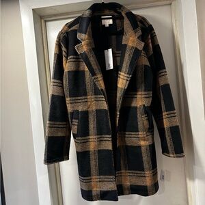 Dry Goods Black and Tan Coat
